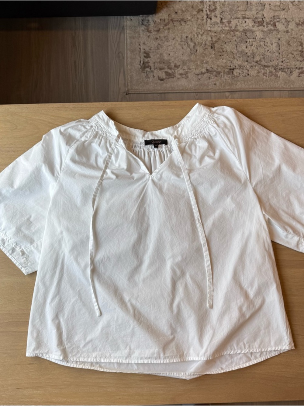 Quince Women’s Organic Cotton Blouse Top Size Medium